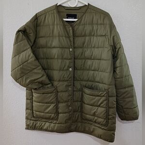 Olive Puffer Jacket